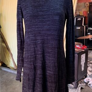 H&M Charcoal Long Sleeve Dress
